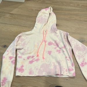Tye Dye cropped hoodie